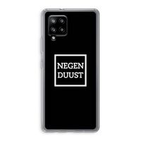 Negenduust black: Samsung Galaxy A42 5G Transparant Hoesje