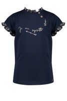 NoNo Meisjes t-shirt - Kimy - Marine blauw
