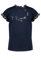 NoNo Meisjes t-shirt - Kimy - Marine blauw - thumbnail