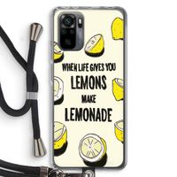 Lemonade: Xiaomi Redmi Note 10 Pro Transparant Hoesje met koord