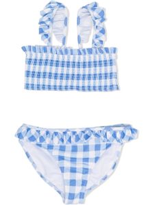 Ralph Lauren Kids bikini à carreaux - Bleu