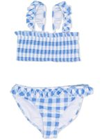 POLO RALPH LAUREN KIDS bikini à carreaux - Bleu - thumbnail