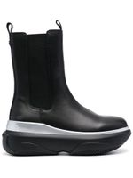 LIU JO bottes June en cuir - Noir