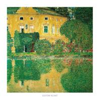 Kunstdruk Gustav Klimt - Schlosskammer on Attersee 70x70cm