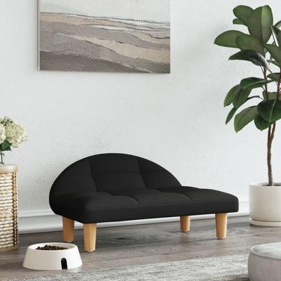 VidaXL Hondenmand 70x52x30 cm stof zwart