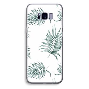 Simple leaves: Samsung Galaxy S8 Plus Transparant Hoesje