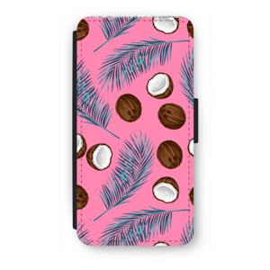 Kokosnoot roze: iPhone 8 Plus Flip Hoesje