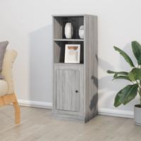 Hoge kast 36x35,5x103,5 cm bewerkt hout grijs sonoma eikenkleur