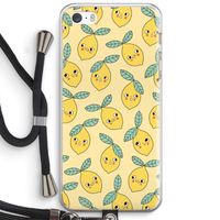 Citroenen: iPhone 5 / 5S / SE Transparant Hoesje met koord