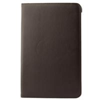 360 graden draaibaar Litchi structuur lederen hoesje met houder voor Samsung Galaxy Tab 2 (10.1) / P5100(bruin)