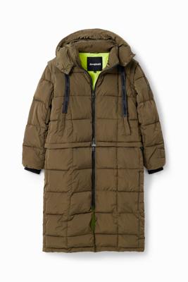 Padded jas met afneembare stukken - GREEN - S