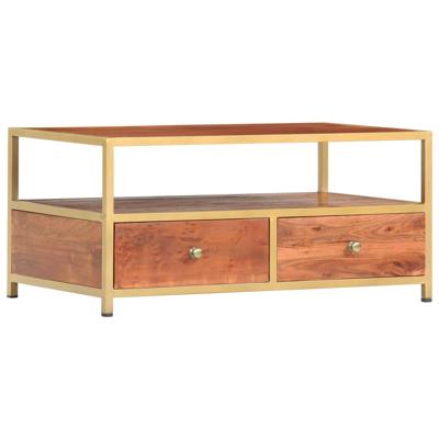 Salontafel 90x50x40 cm massief acaciahout