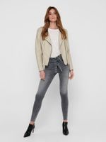 ONLY coated bikerjack Ava off white - thumbnail