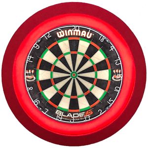 LENA Dartbord Verlichting Deluxe (Rood)
