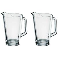 Bormioli Rocco water karaf - 3x - glas - 1,8 Liter - Conic - Sapkan - waterkan - schenkkan - Pitcher