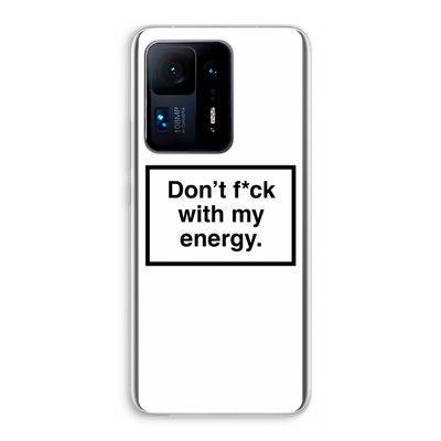 My energy: Xiaomi Mi Mix 4 Transparant Hoesje