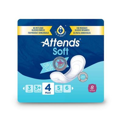 Attends Soft 4 Maxi 8 Stuks