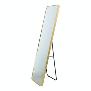 Fragix Alux Passpiegel staand/hangend - Goud - Aluminium -150x40