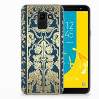 Samsung Galaxy J6 2018 | TPU Case | Beige Flowers Samsung Galaxy J6 2018 | TPU Case | Beige Flowers