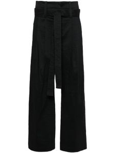 Issey Miyake pantalon ample Shaped Membrane - Noir