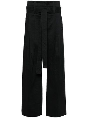 Issey Miyake pantalon ample Shaped Membrane - Noir