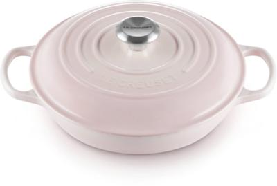 Le Creuset Braadpan Signature Campagnard Shell Pink ø 26 cm / 2,2 liter