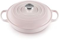 Le Creuset Braadpan Signature Campagnard Shell Pink ø 26 cm / 2,2 liter