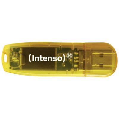 Intenso Rainbow Line USB-stick 64 GB Oranje (transparant) 3502490 USB-A 2.0