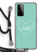 Best heart pastel: OnePlus 9 Pro Transparant Hoesje met koord