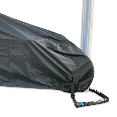 Lynx 2-wielen cargo bakfietshoes - 300d oxford polyester - waterdicht - anti-diefstal - zwart