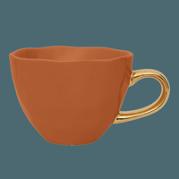 Good Morning kop Cappuccino / Thee Ø11 cm - Burnt Orange (set van 4)