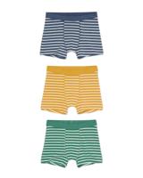 HEMA Kinder Boxers Katoen Stretch Strepen - 3 Stuks Multi (multi)