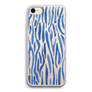 Blauwe nerven: iPhone 7 Transparant Hoesje