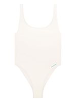 Sporty & Rich maillot de bain Carla à logo imprimé - Tons neutres