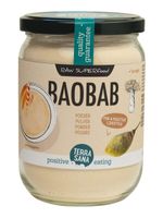 Raw baobab poeder in glas bio - thumbnail