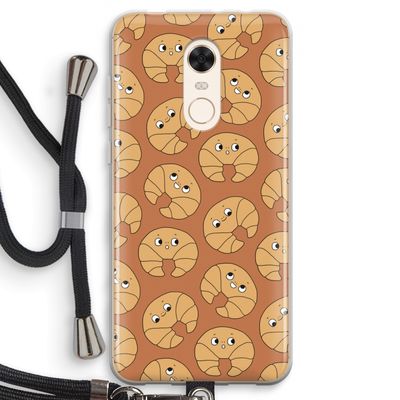 Croissant: Xiaomi Redmi 5 Transparant Hoesje met koord