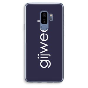 Gijweet: Samsung Galaxy S9 Plus Transparant Hoesje