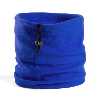 Nekwarmer - blauw - fleece - verstelbaar - colsjaal voor volwassenen
