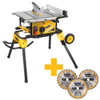DeWALT DWE7492SET Zaagtafel + DWE74911 Rijdbaar onderstel