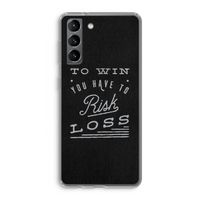 Risk loss: Samsung Galaxy S21 Transparant Hoesje Risk loss: Samsung Galaxy S21 Transparant Hoesje