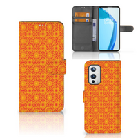 OnePlus 9 Telefoon Hoesje Batik Oranje - thumbnail