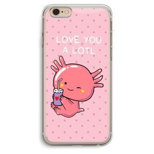 Love You A Lotl: iPhone 6 Plus / 6S Plus Transparant Hoesje
