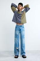 Spijkerbroek stiksels - BLUE - 36