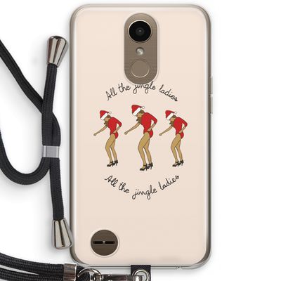 Jingle Ladies: LG K10 (2017) Transparant Hoesje met koord