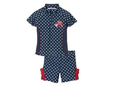 PLAYSHOES 461242-11_98/104 zwemkledingstuk Zwemshirt tegen uitslag Blauw, Rood, Wit