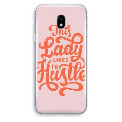 Hustle Lady: Samsung Galaxy J3 (2017) Transparant Hoesje