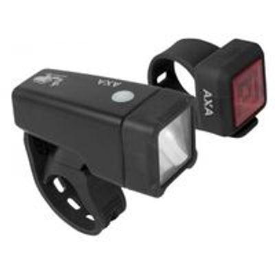 Axa Verlichtingsset niteline t1 led zwart