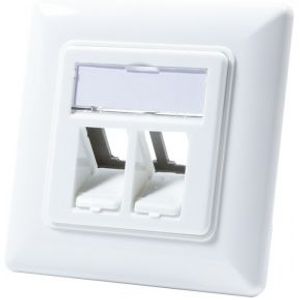 LogiLink NK4020 2 x RJ-45 wandcontactdoos