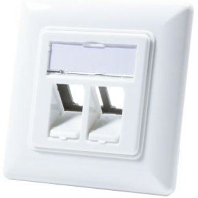 LogiLink NK4020 2 x RJ-45 wandcontactdoos
