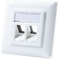 LogiLink NK4020 2 x RJ-45 wandcontactdoos